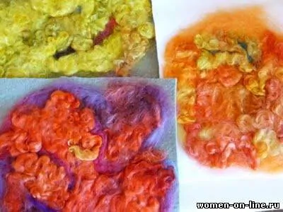 Картины из шерсти своими руками